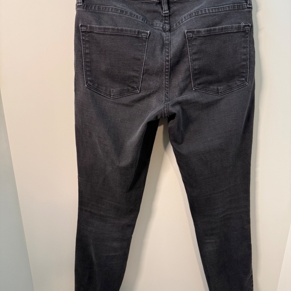 FRAME Denim “Le Skinny de Jeanne” Distressed Jeans – Washed Black (Size 27) - Picture 3 of 8